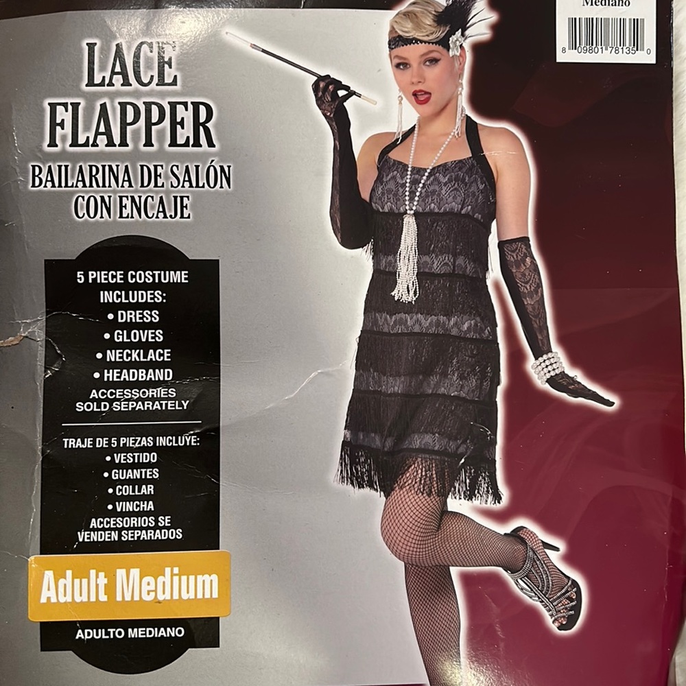 NWT Lace Flapper costume